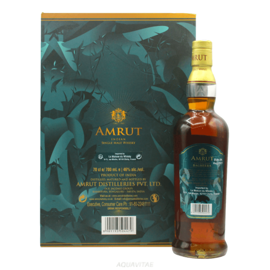 Whisky Amrut Bagheera Gift Box + 2 glasses Whisky Indian Single Malt