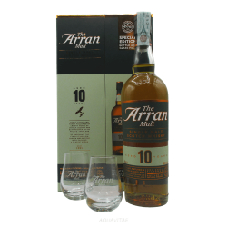 Arran 10 Year Old Gift Pack + 2 Glasses