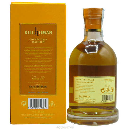 Whisky Kilchoman Cognac Cask Matured Limited Edition Release 2023 Single Malt Scotch Whisky