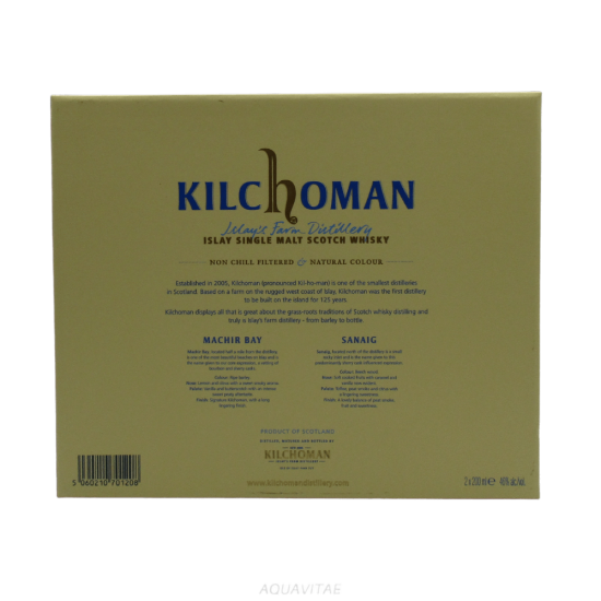 Whisky Kilchoman Machir Bay & Sanaig (2 x 200ml) Single Malt Whisky Scottish
