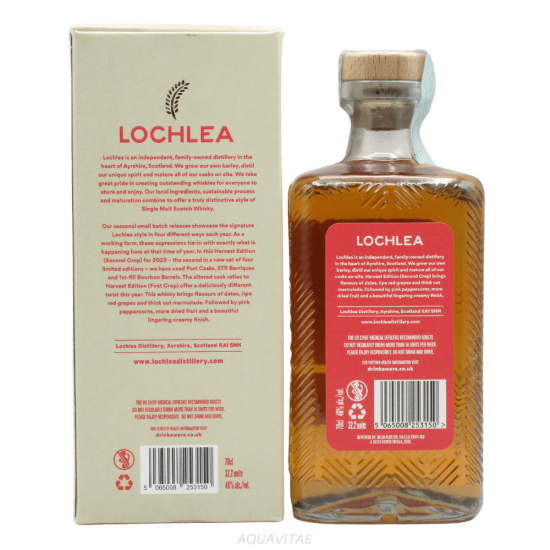 Whisky Lochlea Harvest Edition Second Crop Single Malt Scotch Whisky
