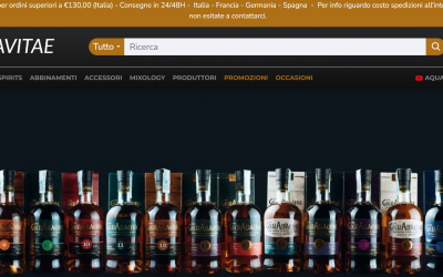 Aquavitae l’e-commerce di whisky online della qualità