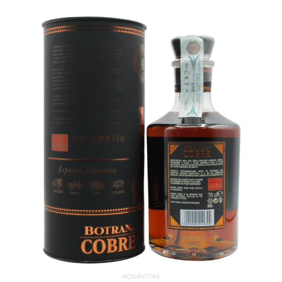 Rum Botran Cobre Spiced Rum Edición Limitada Rum Guatemala