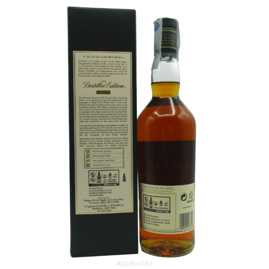 Whisky Cragganmore The Distillers Edition 2021 Single Malt Scotch Whisky