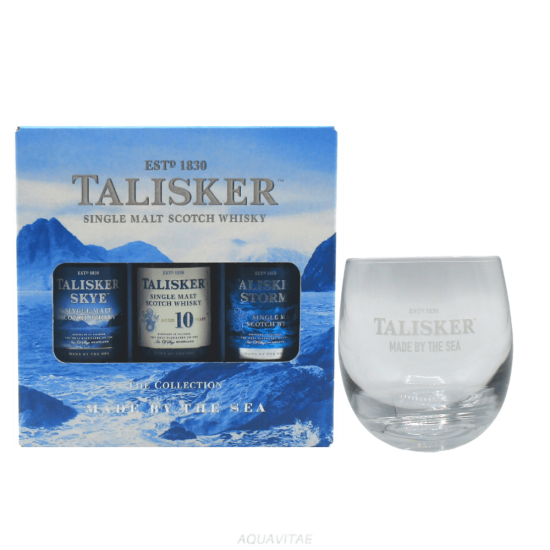Whisky Talisker Set Degustazione (3 x 50ml) + Bicchiere Talisker Single Malt Scotch Whisky
