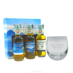 Talisker Tasting Set (3 x 50ml) + Talisker Glass
