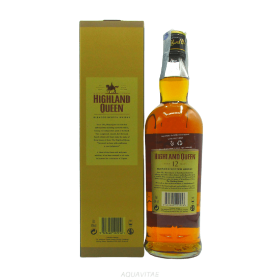 Whisky Highland Queen 12 Year Old Whisky Scottish Blended