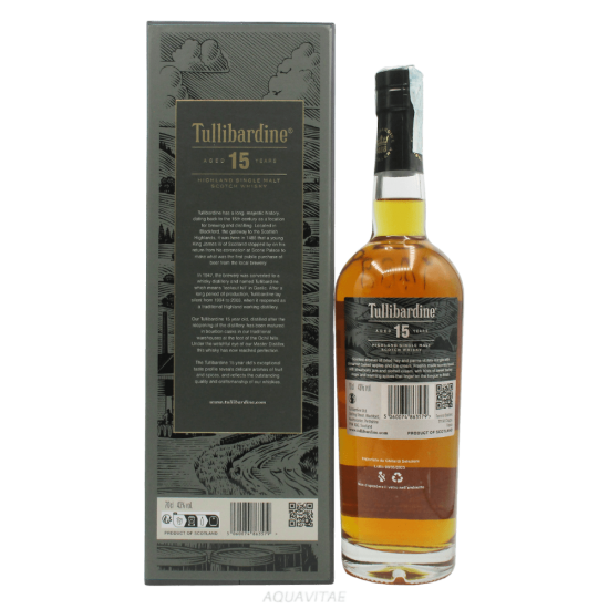 Whisky Tullibardine 15 Year Old Single Malt Scotch Whisky