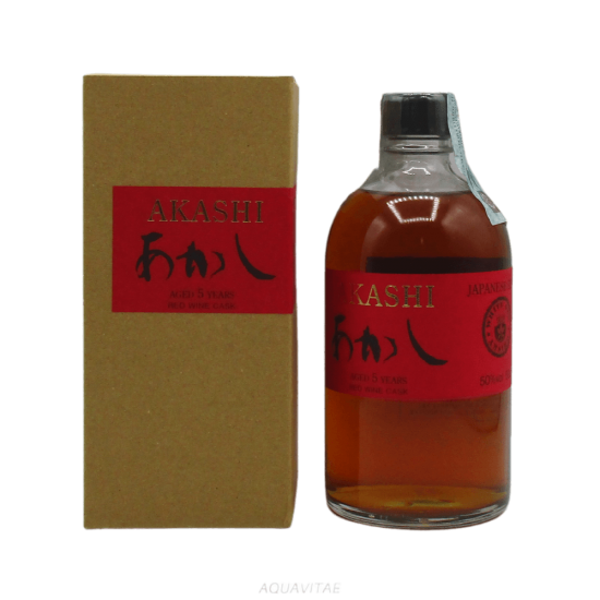 Whisky Akashi 5 Year Old Red Wine Cask Single Malt Whisky Giapponese