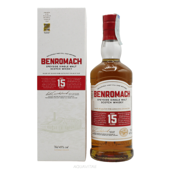 Whisky Benromach 15 Year Old Whisky Scozzese Single Malt 