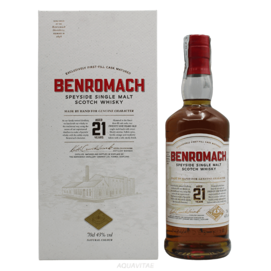 Whisky Benromach 21 Year Old - Single Malt Scotch Whisky