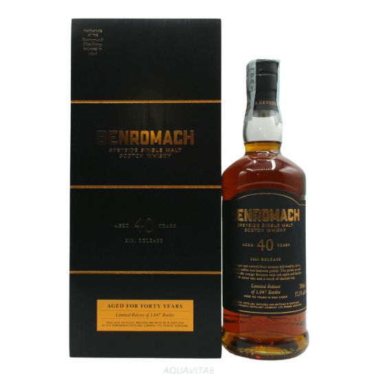 Whisky Benromach 40 Year Old 2021 Release Single Malt Scotch Whisky