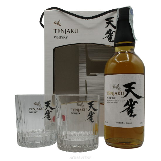 Whisky Tenjaku Gift Pack + 2 Glasses Whisky Blended Japanese