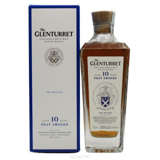 Whisky Glenturret 10 Year Old Peat Smoked Single Malt Scotch Whisky