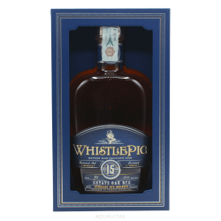 WhistlePig Straight Rye Whiskey 15 Year Old Estate Oak 