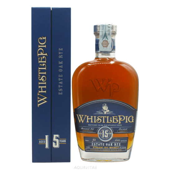 Whiskey WhistlePig Straight Rye Whiskey 15 Year Old Estate Oak America Whiskey Rye Whiskey