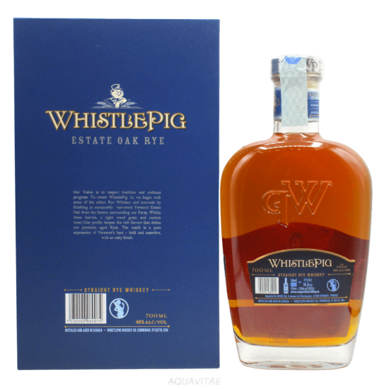 Whiskey WhistlePig Straight Rye Whiskey 15 Year Old Estate Oak America Whiskey Rye Whiskey