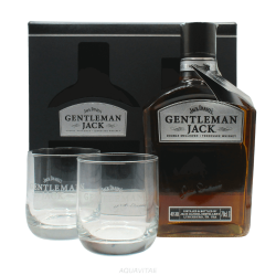Jack Daniel's Gentleman Jack Cofanetto + 2 Bicchieri