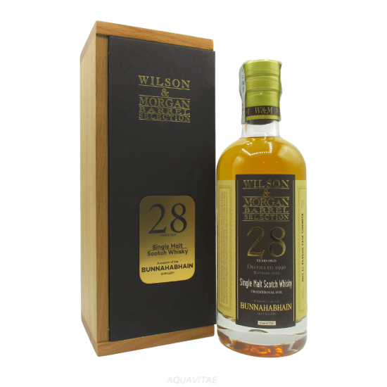 Whisky Bunnahabhain 28 Year Old Traditional Oak Wilson & Morgan Single Malt Scotch Whisky