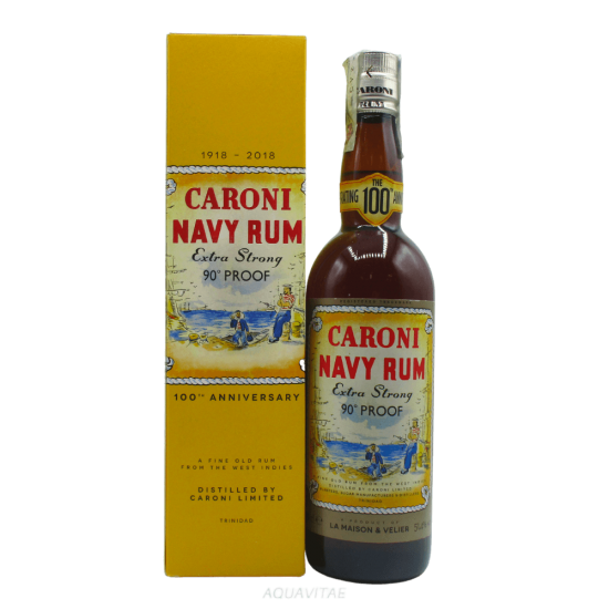 Rum Caroni Navy Rum 18 Year Old 100th Anniversary Extra Strong Rum Trinidad e Tobago