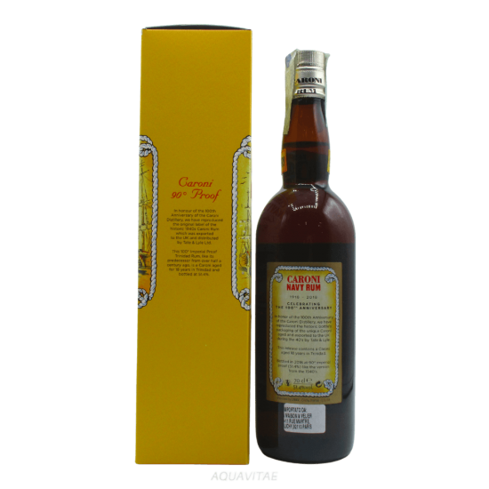 Caroni Navy Rum 18 Year Old 100th Anniversary Extra Strong Rum Spirits