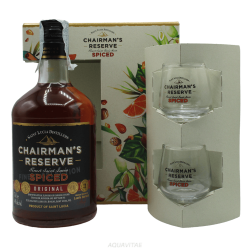 Chairman's Reserve Spiced Gift Pack + 2 Glasses