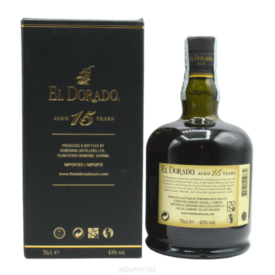 Rum El Dorado 15 Year Old Rum Guyana