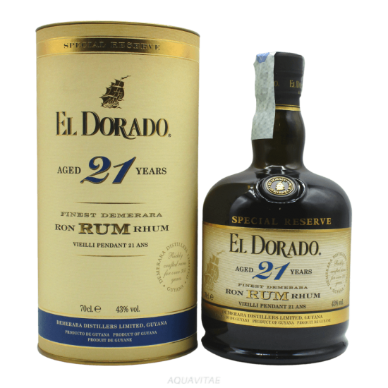 Rum El Dorado 21 Year Old Rum Guyana