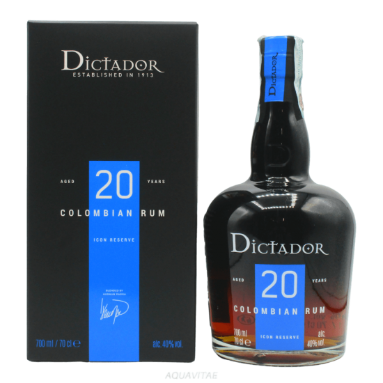 Rum Dictador 20 Year Old Rum Colombia