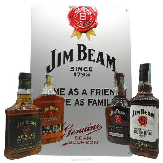 Whisky Pregiati Jim Beam Set + Targa Jim Beam  Jim Beam
