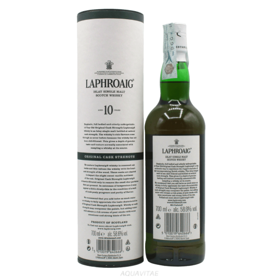 Whisky Laphroaig 10 Year Old Cask Strength Batch 14 Single Malt Scotch Whisky