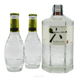 Roku Gin + 2 Schweppes Tonic Water