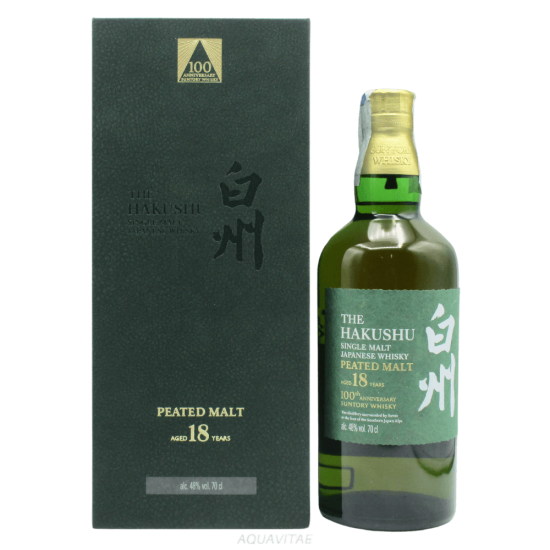 Whisky The Hakushu 18 Year Old Peated Malt 100th Anniversary Limited Edition Whisky Giapponese Single Malt