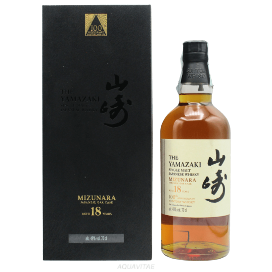 Whisky Yamazaki 18 Year Old Mizunara Cask 100th Anniversary Limited Edition Whisky Japanese Single Malt