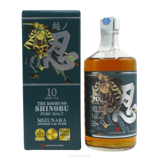 Whisky The Koshi-No Shinobu Pure Malt 10 Year Old Mizunara Oak Whisky Giapponese Blended
