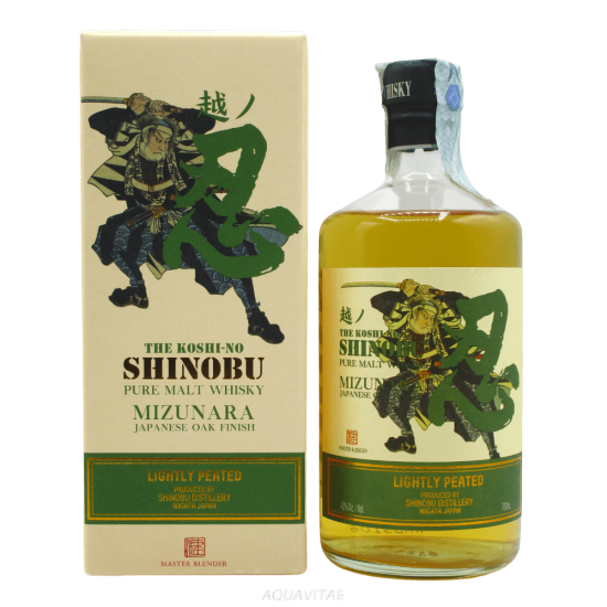 Whisky The Koshi-No Shinobu Pure Malt Lightly Peated Mizunara Oak Whisky Blended Japanese