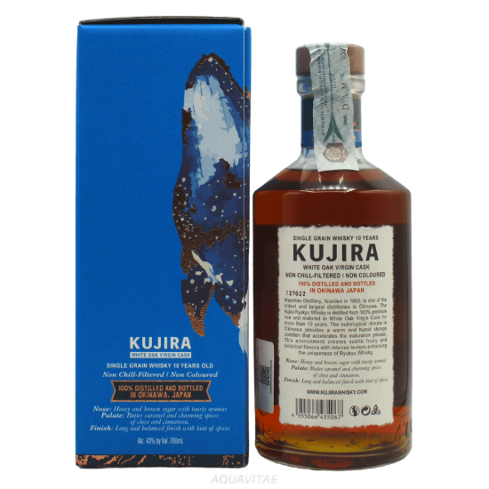 Whisky Kujira 10 Year Old White Oak Virgin Cask Whisky Japanese Single Grain