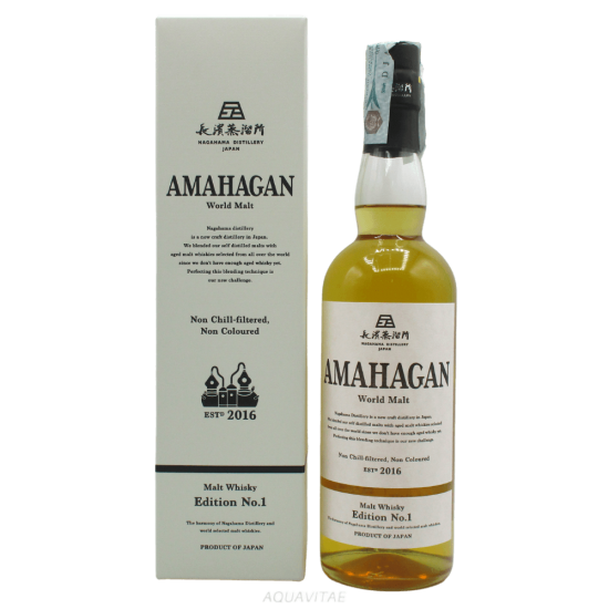 Whisky Amahagan Edition No.1 World Malt Whisky Blended Japanese