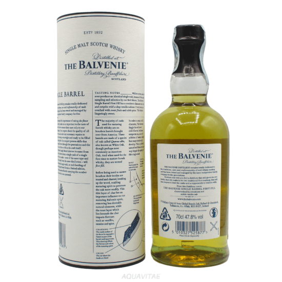 Whisky Balvenie 12 Year Old Single Barrel Single Malt Scotch Whisky