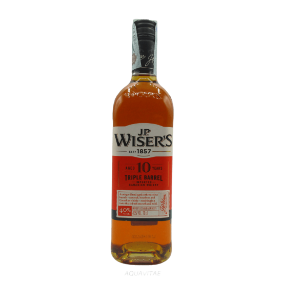 Whisky J.P. Wiser's 10 Year Old Triple Barrel Whisky Canadese Blended