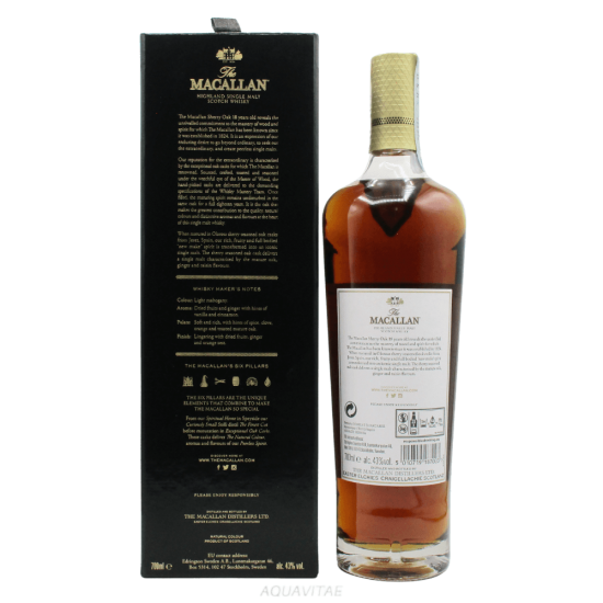 Whisky Macallan 18 Year Old Sherry Cask Release 2022 Single Malt Scotch Whisky