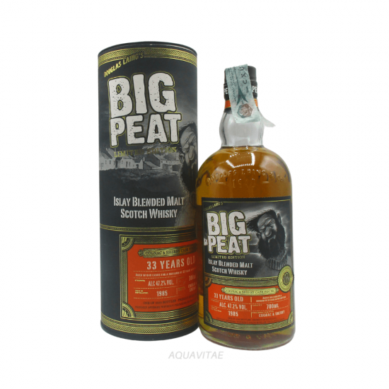 Whisky Big Peat 33 Year Old Cognac & Sherry Finish Whisky Scozzese Blended Malt