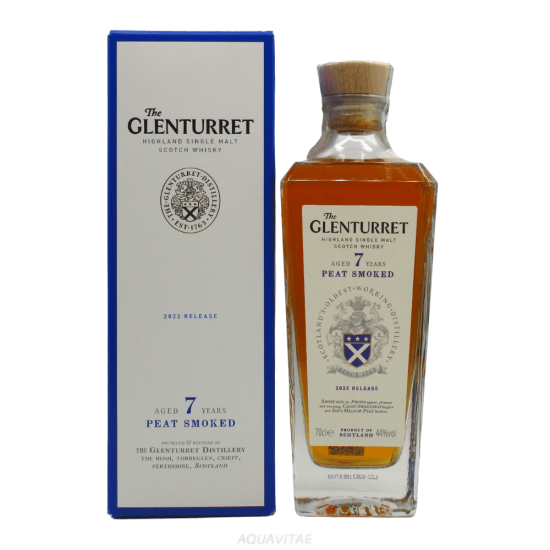Whisky Glenturret 7 Year Old Peat Smoked Single Malt Scotch Whisky
