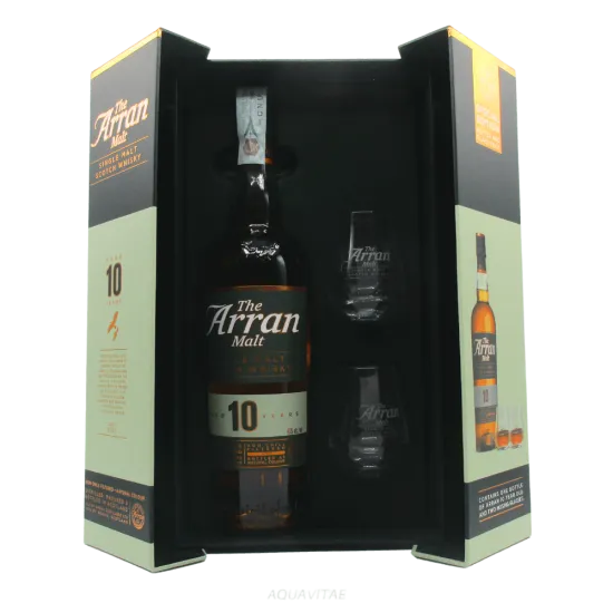 Arran 10 Year Old Gift Pack + 2 Bicchieri