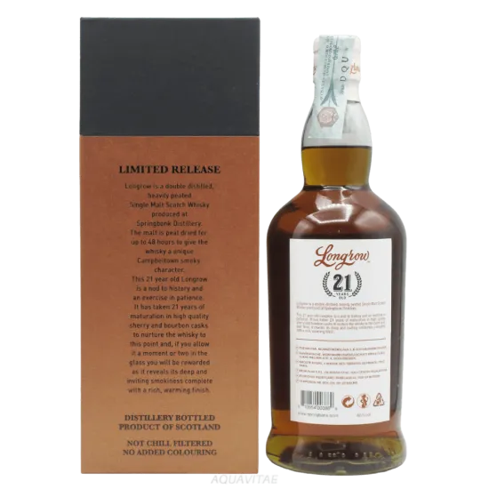 Longrow 21 Year Old Peated Limited Release 2023