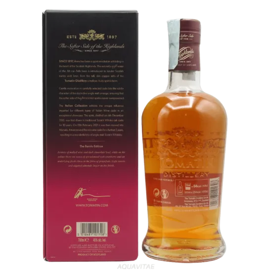 Tomatin 12 Year Old Italian Collection Barolo Cask