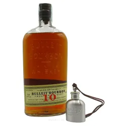 Bulleit Bourbon Whiskey 10 Year Old + Fiaschetta Bulleit Omaggio