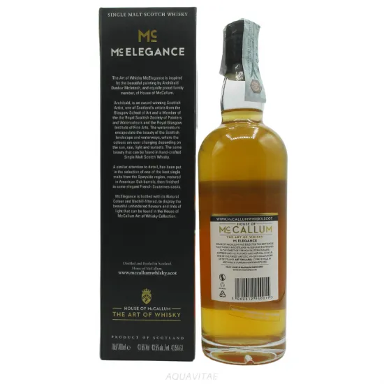 House Of McCallum Mc Elegance Sauternes Finish