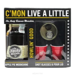 Ole Smoky Apple Pie Moonshine Gift Pack + 2 Bicchieri