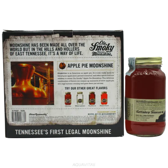 Ole Smoky Apple Pie Moonshine Gift Pack + 2 Bicchieri